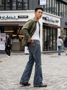 Vintage Japanese Brand Flare Cut Jeans – Y2K