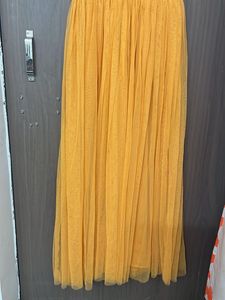 Stunning Embellished Orange Gown for L &amp; xl