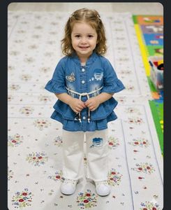 Cute Denim Outfit for Girls