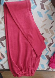 Pink and black Woolen leggings Xl
