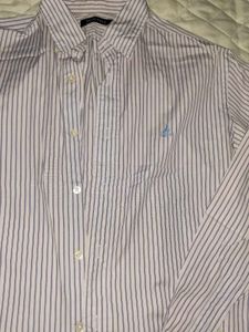 Men's Striped Button-Down Shirt