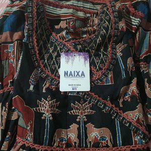 Black Cotton Printed 3 Piece Suit Set