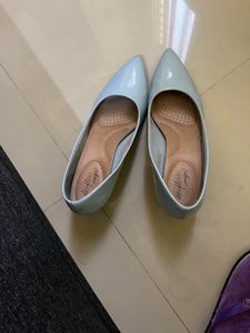 Women's Light Blue Pointed Toe Heels