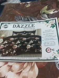 Dazzle Double Bedsheet Set - Soft Cotton Feel