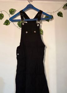 Black Pinafore skirt Dungarees Dress