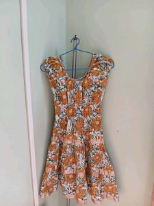 Girls Floral Print Sundress