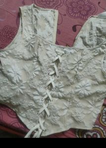 LACE FLORAL CORSET🧚🏼‍♂️