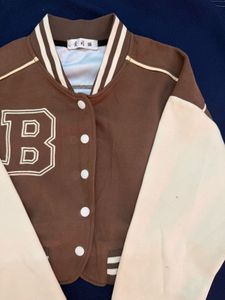Brown Varsity Letterman Jacket