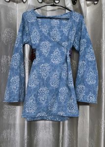 Blue Printed Kurta