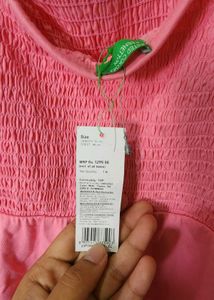 Charming Pink Smocked Camisole Top