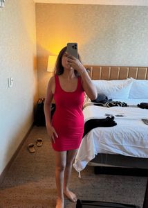 Vibrant Red Dress