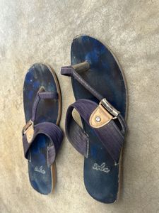 Blue Flip Flop Sandals