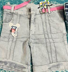 100%new Combo Denim Shorts 🩳 28 No 8 Year Girls
