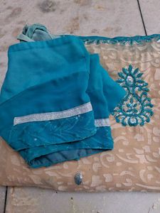 sequence work saree