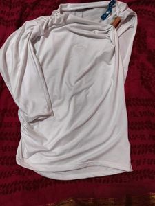 White One-Shoulder Top