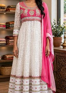 Embellished Kurta Set with Dupatta