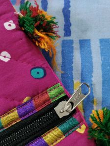 Boho Embroidered Colourful Sling Bag