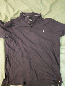 LOUIS PHILIPPE Men's Dark BLUE Polo Shirt