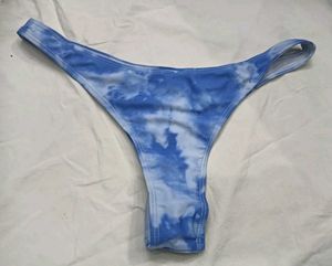 Blue Tie-Dye Bikini Bottom 🔥
