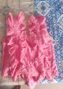 Baby Pink Ruffled Cute Top