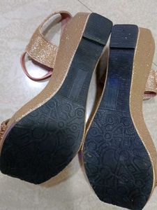 Sparkly Gold Party Heels