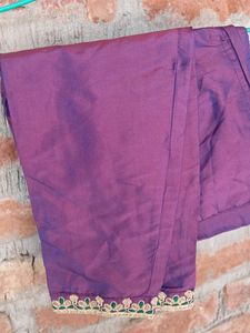Elegant Purple Palazzo Pants