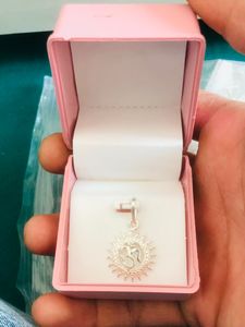 Pure Silver Om Pandal (wt:-1.600g)