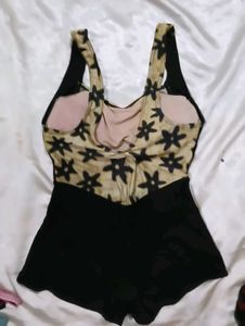 Floral Ruched Halter Swimsuit