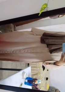 ELEGANT ABAYA WITH BROWN HIJAB