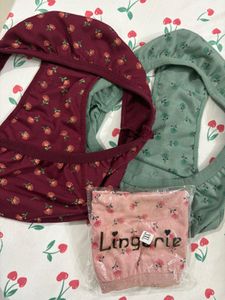 Floral Print Women's Panties - Pack of 3