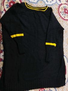 Black & Yellow Knit Sweater