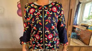 Handwork High Low Short Jacket
