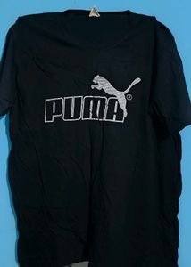 Puma Black Graphic Tee