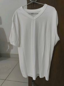 Classic White V-Neck T-Shirt