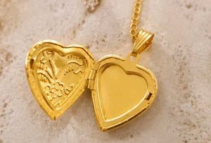 Photo HEART Golden Pendant