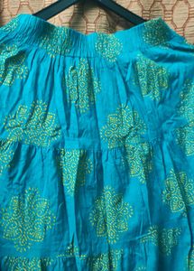 Bohemian Tiered Print Skirt