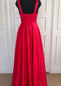 With freebies 🫶 Elegant red Satin Corset Dress