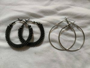 Stylish Hoop Earrings Set