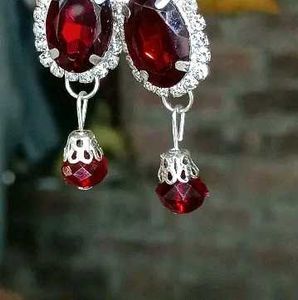 stylish red 🍒 Jewelry Set