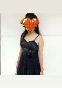 Sheer Black Party Dress