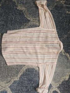 Chic Striped Long Sleeve Top