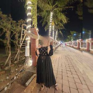 Elegant Black Ethnic Gown