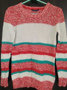 Striped Knit Sweater