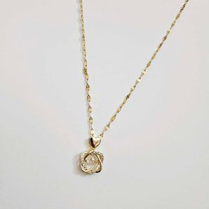 Elegant Gold Heart Pendant Necklace