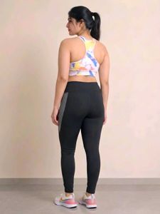 Stylish Activewear Leggings with Mesh Detail