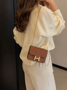 Hermes Mini Bag with Gold Chain