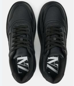 Zara Black Platform Sneakers brand new tag