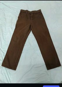 Brown Straight Leg Jeans(unisex)