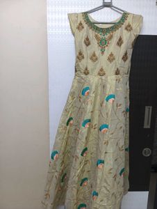 Elegant Embroidered Anarkali Dress