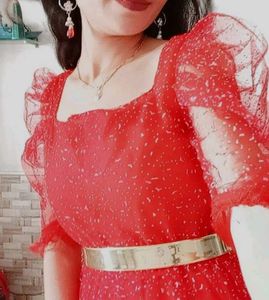 Stunning Red Sequin Gown